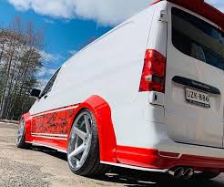 Vito Planc Widebody Mercedes V Class W447 Ferrada Fr3 Tuning 2 Mercedes Chevy Astro Van Mercedes Benz Vito