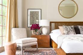 We are the favoured decision among our clients for offering bedroom chairs that are unfathomably cheered for their lightweight and solace. Delhi Madeleine Chairs Bedroom Traditional With Medium Wood Nightstand Stained Glass Shade White Bedding