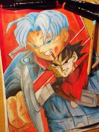 In toriyama's notes for goku black, he was stated to have a regular super saiyan form. Kostar Art On Twitter Trunks Vs Goku Black Trunks Gokublack Fight Future Gokublackarc Dragonballsuper Futuretrunks Manga Anime Fanart Drawing Dragonball Black Noningen Zamasu Goku Vegeta Https T Co Rz9xqy7fyd