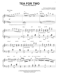 Download john williams star wars (main theme) sheet music notes and printable pdf score arranged for easy piano. Irving Caesar Tea For Two Sheet Music Notes Chords Piano Download Jazz 160322 Pdf