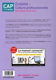 Cuisine Culture Professionnelle Cap Cuisine De Thierry Dechamp Grand Format Livre Decitre