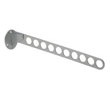 Porte Cintres Rabattable Gris Spaceo L 5 X H 10 X P 58 Cm Porte Cintre Cintres Astuce Rangement