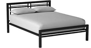 A beautiful full size walnut headboard by kipp stewart for drexel declaration. Black Full Size Metal Bed Platform Frame Great Addition To Any Kids Or Boys Deals Furniturev Com