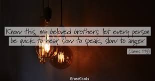 And the tongue is a fire, a world of iniquity: James 1 19 Niv Bible My Dear Brothers And Sisters Take Note Of This