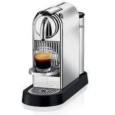 Integrated aeroccino milk frother to prepare delicious cappuccino. Citiz Chrome Delonghi Coffee Machine Nespresso