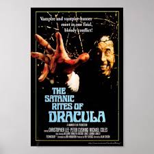 The Satanic Rites of Dracula" (1973) Movie Poster | Zazzle