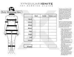 Measuring Chart Lose 5 15 Pounds And Inches In 8 Days