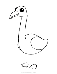 Roblox Adopt Me Coloring Pages Flamingo Pets Drawing Coloring Pages Free Kids Coloring Pages