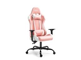 We spend most of our waking hours seated. Aminiture Gaming Chair Racing Style High Back Computer Game Chair Office Chair Seat Height Adjustment Recliner With Headrest And Lumbar Support Pink White N Headrest Gaming Chair Lumbar Support