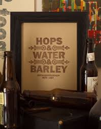 Reinheitsgebot Beer Poster Cerveja Restaurantes Bar