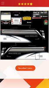 21 transparent png illustrations and cipart matching livery bussid. Livery Bussid Hd Complete Pour Android Telechargez L Apk