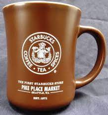 Starbucks City Mug The First Starbucks Store Pike Place Market Own Starbucks City Mugs Starbucks Starbucks Mugs
