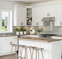 Home Decorators Collection Grayson 30 in. W x 12 in. D x 36 in. H Assembled Plywood Wall Kitchen Cabinet in Pacific White with Soft Close W3036-GPW