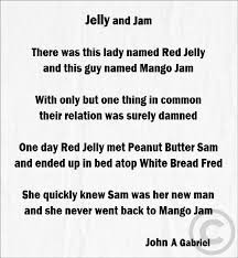 Jelly And Jam Poem Poems Guy Names Jam