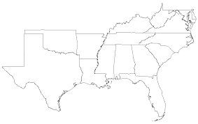 Blank Map Of Southeastern Region States On Pinterest 50 States States And Capitals And Us States States And Capitals State Map Mini Books
