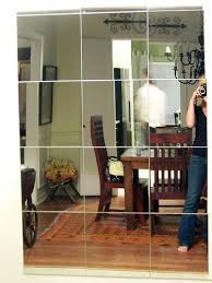 This is a diy wall mirror decor that is quick and easy to make. Diy Mirror Wall With Ikea Mirrored Tiles Pack Of Four For 10 Mirror Wall Bedroom Diy Mirror Wall Ikea Mirror