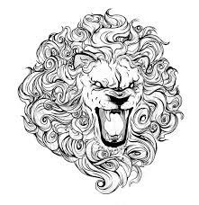 Japanese Lion Tattoo Designs Again Lion Angry Face Tattoo Lowe Skizze Brullender Lowe Tattoo Lowe Tattoo Design
