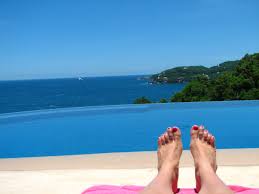 Agosto Verano Tiempo De Una Pausa Para Descansar Vacaciones De Verano Vacaciones Verano