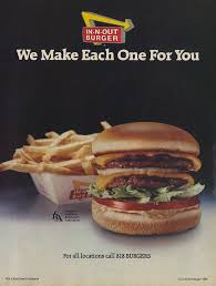 Adsausage Vintage Advertising In And Out Burger Food Food Places