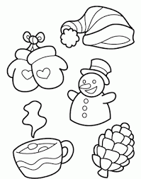 Dibujos Infantiles Para Colorear Invierno