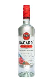A close up shot of barcardi oakheart rum. Bacardi Raspberry 70cl Buy Bacardi Raspberry Premium Rum At Spirit Store