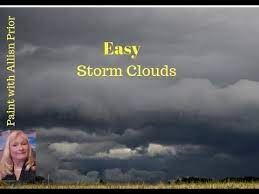This trailer gives you a quick scan of what to expect. How To Paint Storm Clouds And Lightening For Beginners Lesson 2 Youtube