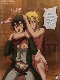 annie leonhart x eren  funny cocks & best free porn: r34, futanari,  shemale, hentai, femdom and fandom porn