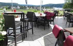 Rheinterrasse Vom Restaurant Am Unkelstein Haus Terrasse Hotel