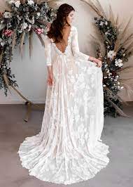 The Eden Dress Collection From Wear Your Love Has It All Indie Wedding Dress Wedding Dress Low Back Boat Neck Wedding Dress