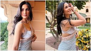 Katrina Kaif's dreamy blue saree is the wedding outfit every bridesmaid  needs | Fashion Trends - Hindustan Times