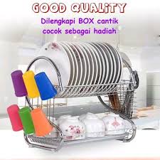 Rak piring stainless steel untuk kitchen set. Jual Rak Piring Stainless Steel Di Lapak Polyest Store Bukalapak
