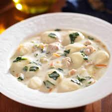 My favorite part would be the people that i how many times do you refill a table's breadsticks before their meal comes? Olive Garden Chicken Gnocchi Soup Recipe Recipefairy Com