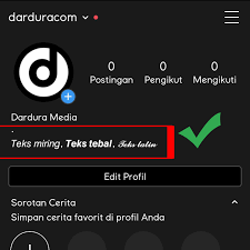Kali ini, kami akan bagikan cara mengganti font nama. Cara Membuat Tulisan Miring Tebal Dan Latin Di Bio Instagram Tanpa Aplikasi Dardura