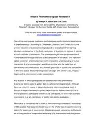 Examples of scope & delimitation. What Is Phenomenological Research What Is Phenomenological Research Pdf Pdf4pro