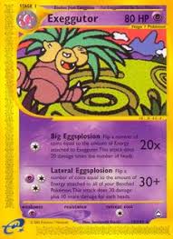 Cloudy days make this pokémon sluggish. Game Card Exeggutor Pokemon Tcg Aquapolis Set Col Pkm Aqs En013