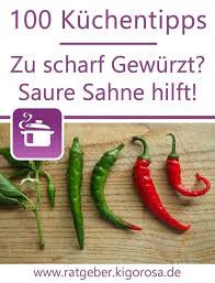 Zu Scharf Gewurztes Abmildern Mit Saurer Sahne Saure Sahne Kuchentipps Kochen Und Backen