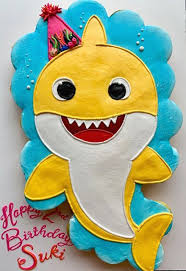 2nd Birthday Baby Shark Cupcake Cake Pin On Baby Shark Amora