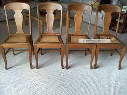 35 results for antique dining oak chairs. Antique 1900 S Tiger Oak Round Pedestal With Five Chairs Oak Chair Antique Dining Chairs Tiger Oak