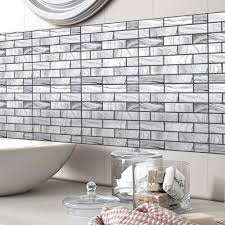Maybe you would like to learn more about one of these? White Grey Marble Mosaic Peel And Stick Wall Tile Self Adhesive Backsplash Diy Kitchen Bathroom Home Wall Decal Sticker Vinyl 3d Buy At The Price Of 1 98 In Aliexpress Com Imall Com
