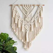 Bohemian macrame wall hanging diy craftsy panda robe. New Large Macrame Wall Hanging Tapestry Bohemian Chic Handmade Elegant Geometric Tassel Woven Tapestry Wall Hanging Decor Boho Decorative Tapestries Aliexpress