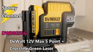 Dewalt 165 ft green self leveling cross line laser level with 3 aaa batteries case dw088cg qu the. Dewalt 12v Max 5 Spot Crossline Green Laser Level Dw0825lg Review And Demonstration Youtube