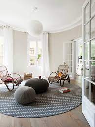 Place your round rug under the furniture that you want to draw attention to. 5 Colorful Round Living Room Rugs 5 Brabbu Design Forces