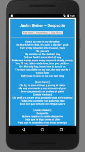 'despacito' by luis fonsi, daddy yankee and bieber is mostly in spanish, but do you know what the lyrics actually mean in english? Despacito Song Lyrics For Android Apk Download