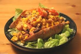 Lazy Stuffed Sweet Potatoes Patates Douces Farcies Faciles Patates Douces Farcies Recettes De Cuisine Patate Douce