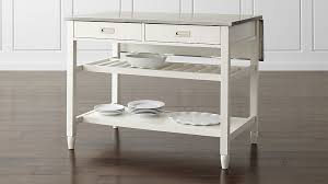 Crate and barrel kitchen island by crate & barrel. Sheridankitchenislandwhtshf16 1x1 White Kitchen Island Kitchen Remodel Stylish Kitchen