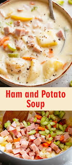 The Best Creamy Ham And Potato Soup Ham And Potato Soup Quick Soup Recipes Recipes