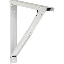 Equerre Rabattable Abat Plan En Acier Epoxy Blanc 40 X 40 Cm Equerre Epoxy Rangement Utilitaire