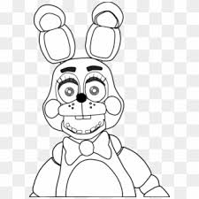 Valentine's day emphases love of all kinds. Fnaf Toy Bonnie Coloring Pages Clipart 5347182 Pikpng