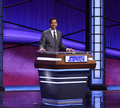 Rodgers, 37, is a longtime fan, and has been on the jeopardy! stage before: Leoubo8av46lsm
