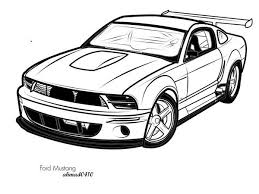 File ford mustang coloring page 2 wikimedia mons. Ford Mustang Vector Art By Ahmad0410 On Deviantart Mustang Drawing Cool Car Drawings Car Drawings